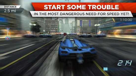 need for speed most wanted apk mod unlimited money
