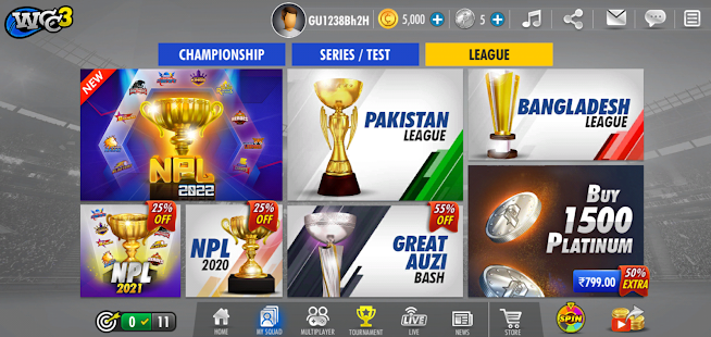 world cricket championship 3 mod apk unlimited money