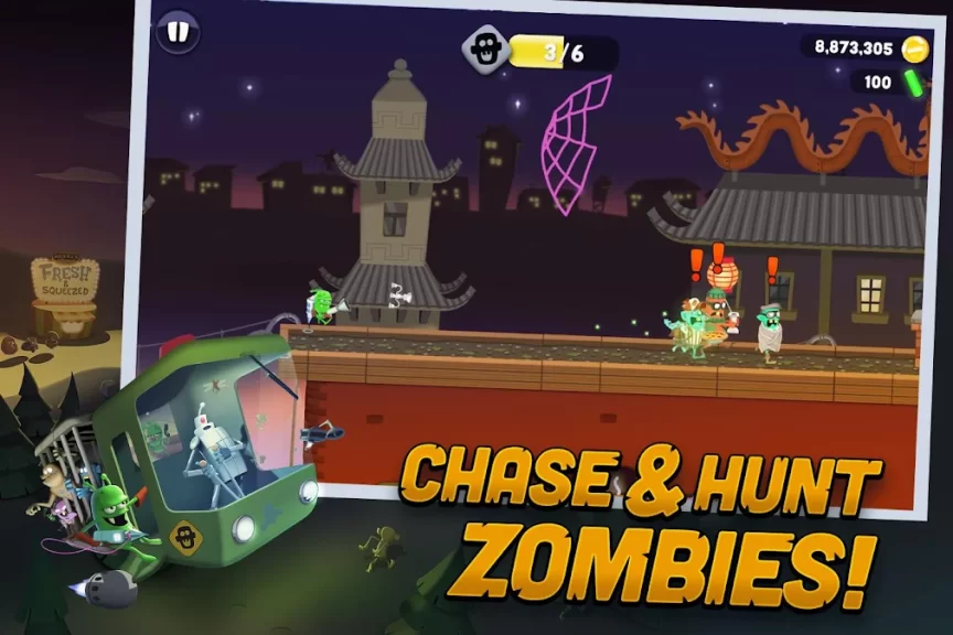 zombie catchers apk mod