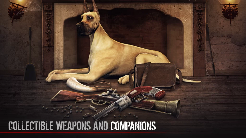 collectible weapons and companions