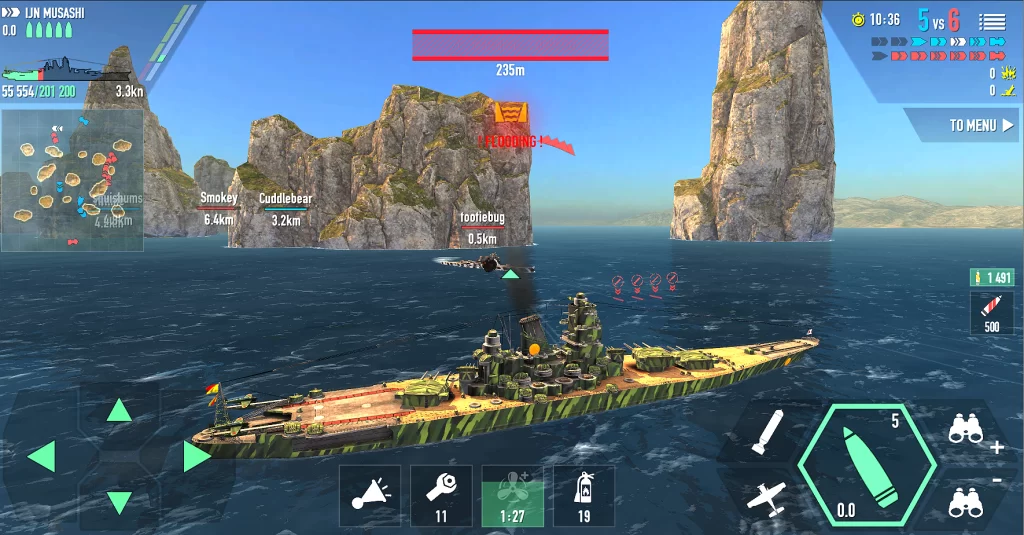 battle of warships mod apk unlimited health