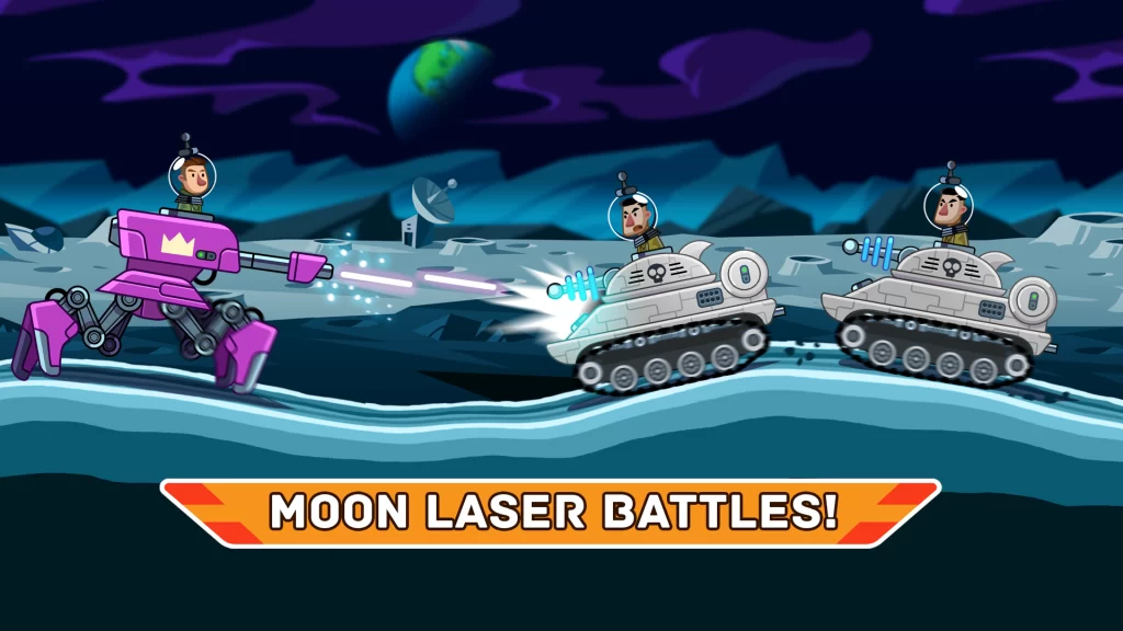 moon laser battles
