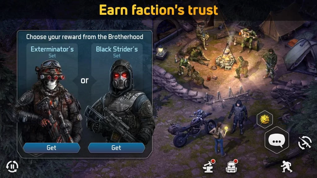 earn faction's trust